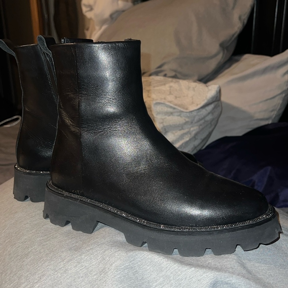 Brand new genuine leather boots. Lined inside. Purchased in Turkey.